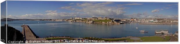 Majestic Seafront View Canvas Print by Graham Nathan