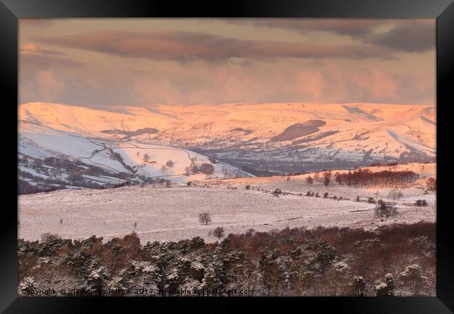 First snow in Peaks Framed Print by Vladimir Korolkov