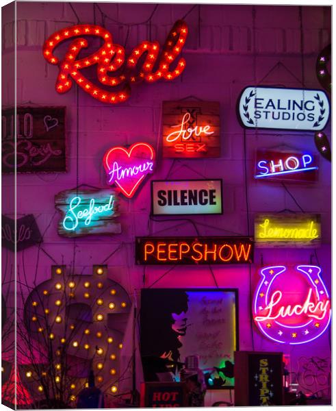 Neon Canvas Print by Neal P