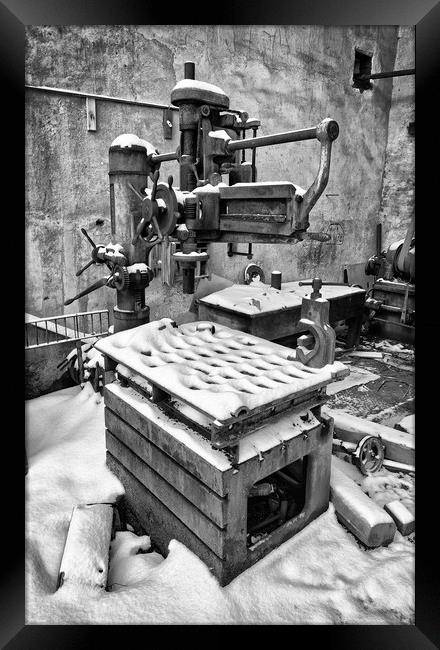 Richmond radial arm drill Framed Print by Rory Trappe