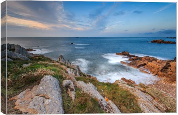 Guernsey Sunset  Canvas Print by chris smith