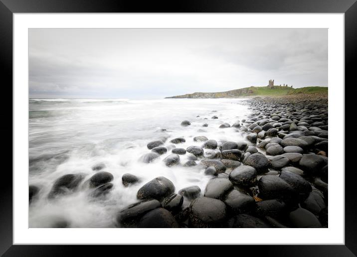 Dunstanburgh Castle  Framed Mounted Print by chris smith