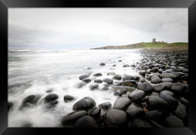 Dunstanburgh Castle  Framed Print by chris smith