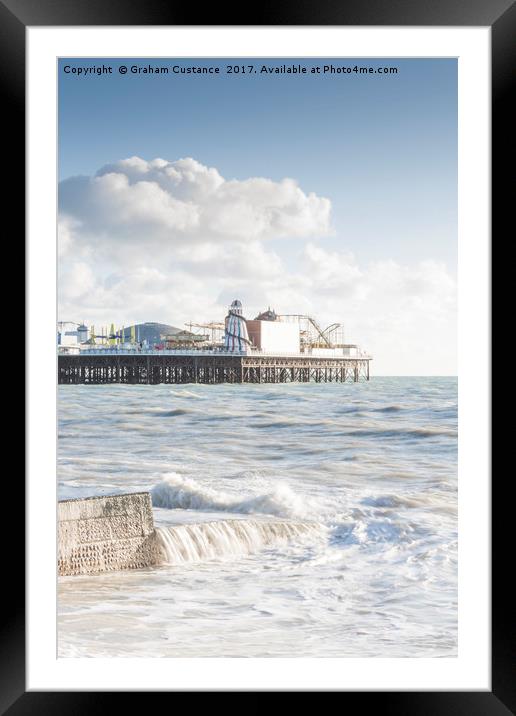 Brighton Pier Framed Mounted Print by Graham Custance
