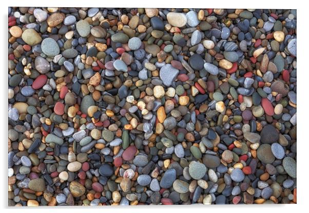 Small pebbles Acrylic by Leighton Collins