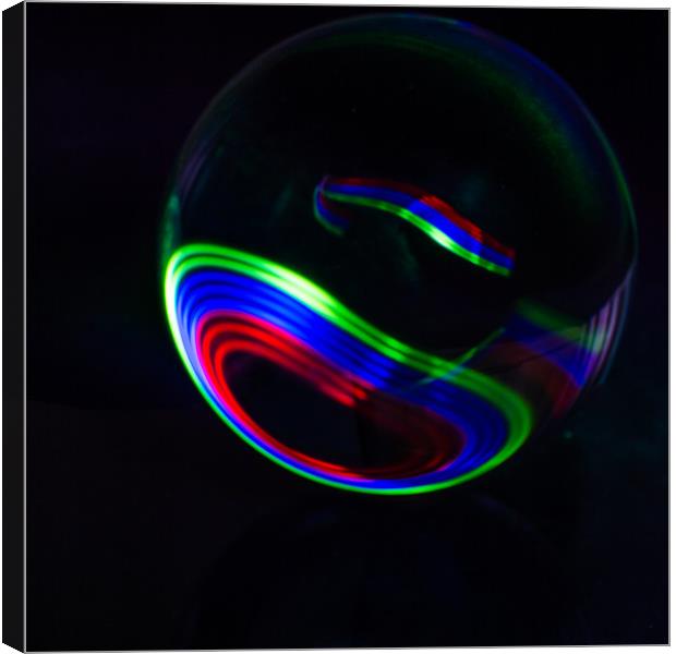 The Light Painter 8 Canvas Print by Steve Purnell