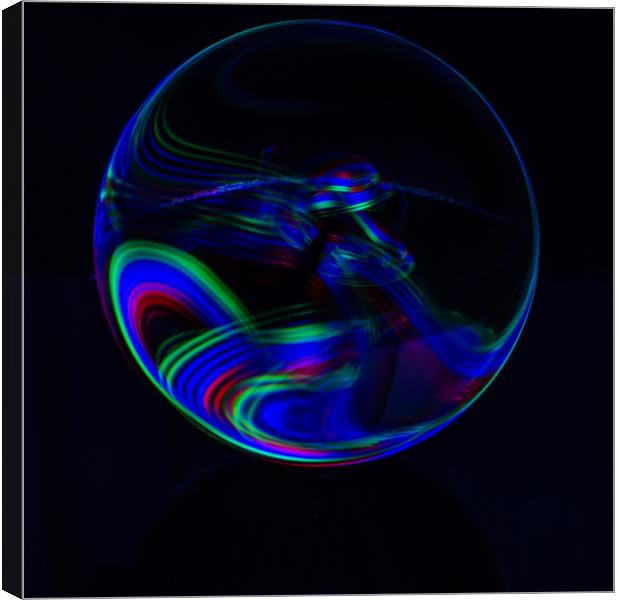 The Light Painter 12 Canvas Print by Steve Purnell