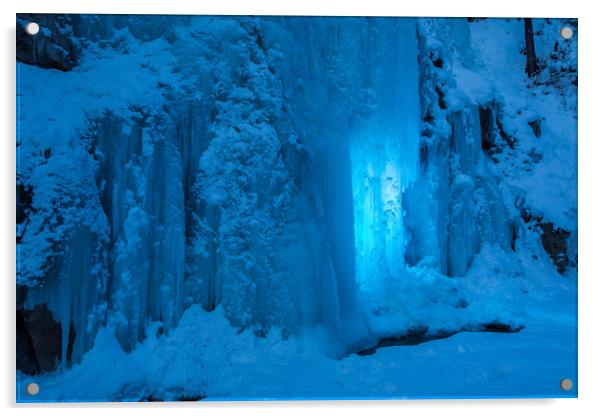 Icefall Acrylic by Thomas Schaeffer