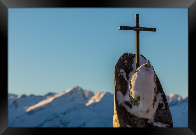 Wildkogel sunrise Framed Print by Thomas Schaeffer