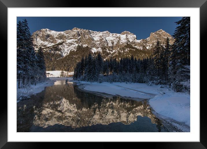At the Hintersee Framed Mounted Print by Thomas Schaeffer