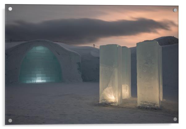 Icehotel in Jukkasjärvi Acrylic by Thomas Schaeffer