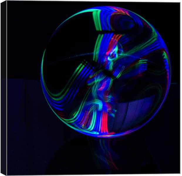 The Light Painter 13 Canvas Print by Steve Purnell
