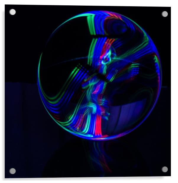 The Light Painter 13 Acrylic by Steve Purnell