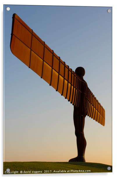 Angel of the North Acrylic by david siggens