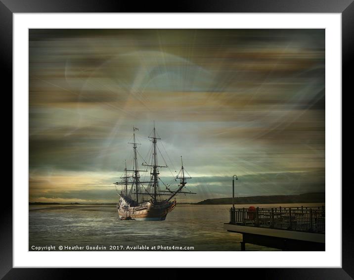Dream Traveller Framed Mounted Print by Heather Goodwin