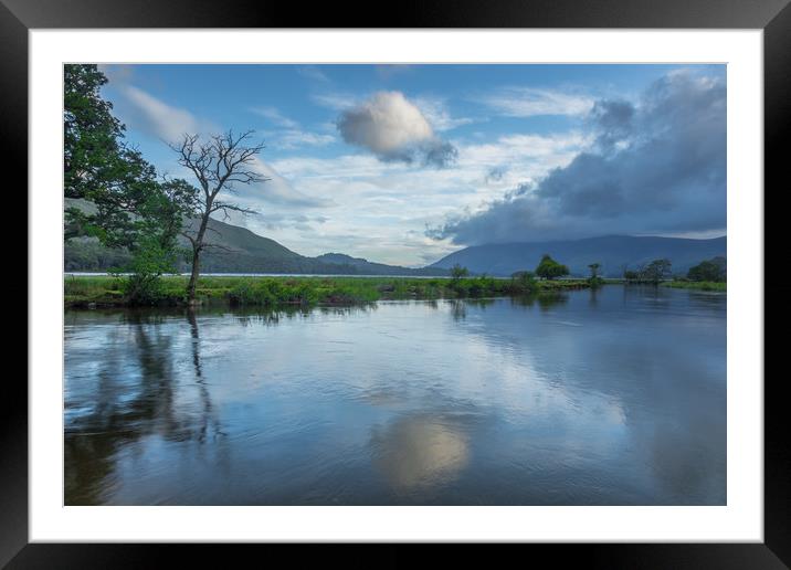 Derwent Water Framed Mounted Print by Tony Keogh