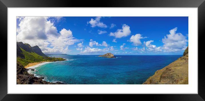 View from Makapu'u  Framed Mounted Print by Kelly Bailey