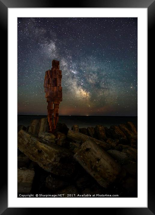 Antony Gormley Sculpture Milky Way Framed Mounted Print by Sharpimage NET