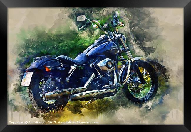 Harley Davidson Framed Print by Ian Mitchell