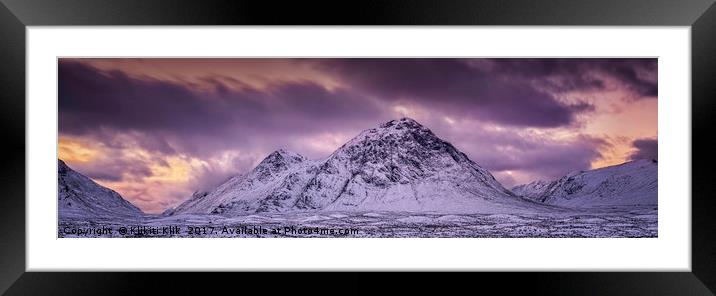 Buachaille Etive Mor Framed Mounted Print by Angela H