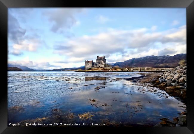 Eilean Donan Castle Scotland Framed Print by Andy Anderson
