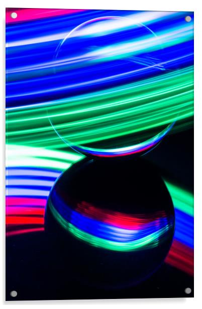 The Light Painter 17 Acrylic by Steve Purnell