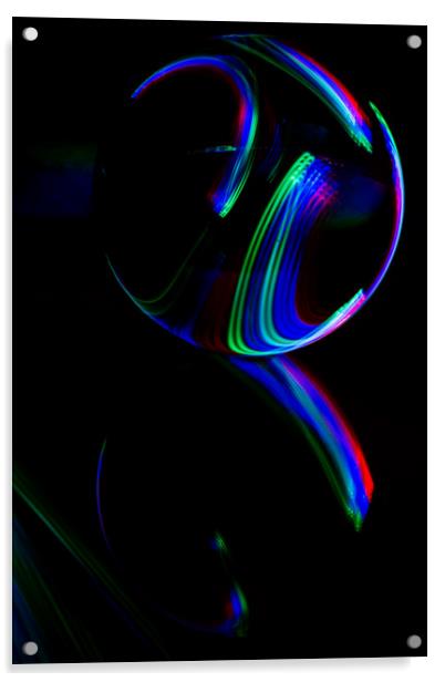 The Light Painter 18 Acrylic by Steve Purnell