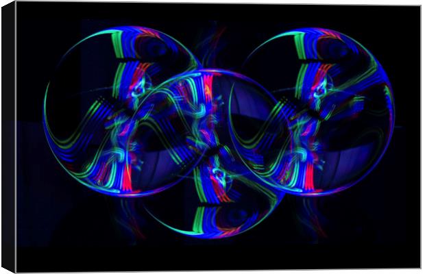 The Light Painter 19 Canvas Print by Steve Purnell