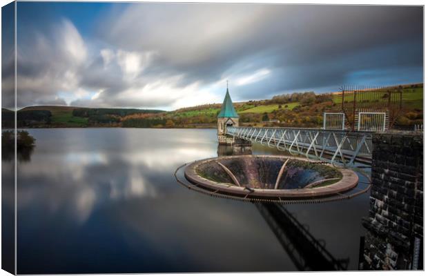 Pontsticill Reservoir Canvas Print by Tony Bates