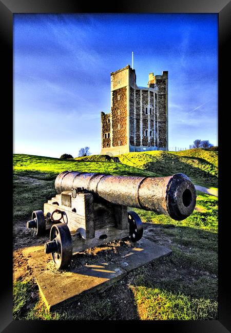 Orford castle Framed Print by Darren Burroughs