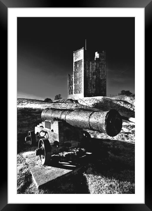 Orford castle Framed Mounted Print by Darren Burroughs