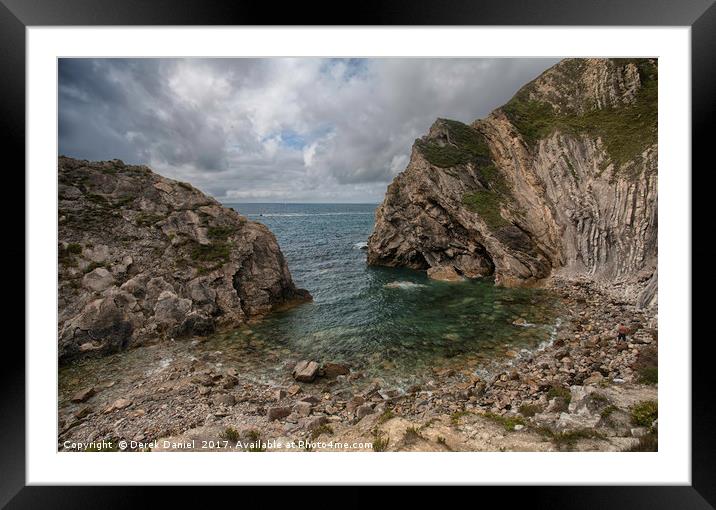 A Geological Marvel Unveiled Framed Mounted Print by Derek Daniel