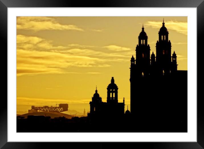 The Towers of Kelvingrove Framed Mounted Print by Edward Burns