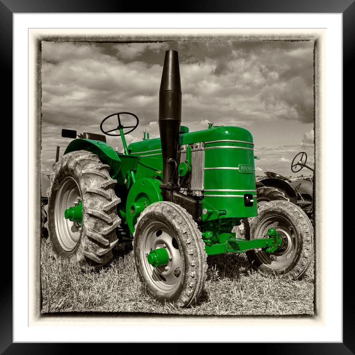Green Marshall  Framed Mounted Print by Rob Hawkins