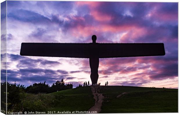 Angel Of The North Sculpture Canvas Print by John Stoves