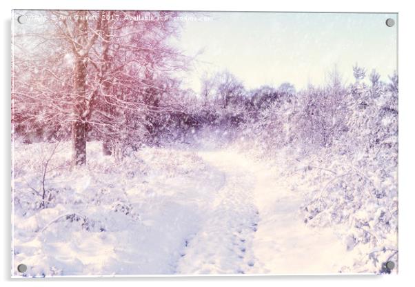 Winter Magic Acrylic by Ann Garrett