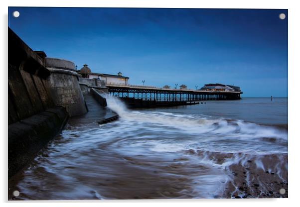 Cromer Pier early morning Acrylic by Mark Hawkes