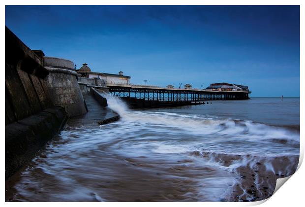 Cromer Pier early morning Print by Mark Hawkes