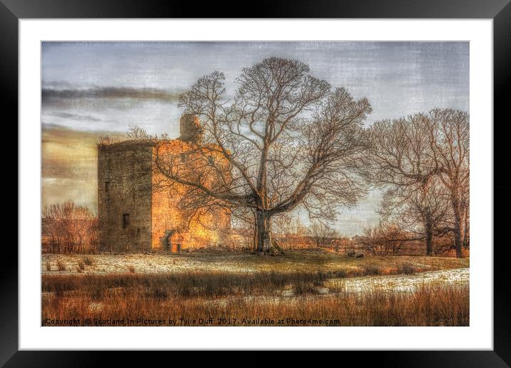 Barr's Castle Lochwinnoch Framed Mounted Print by Tylie Duff Photo Art