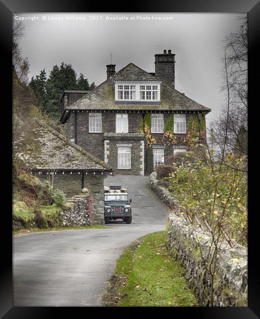 The Haweswater Hotel, Cumbria Framed Print by Linsey Williams