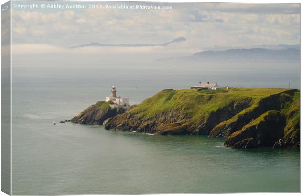Baily Lighthouse, Howth Head, Ireland Canvas Print by Ashley Wootton
