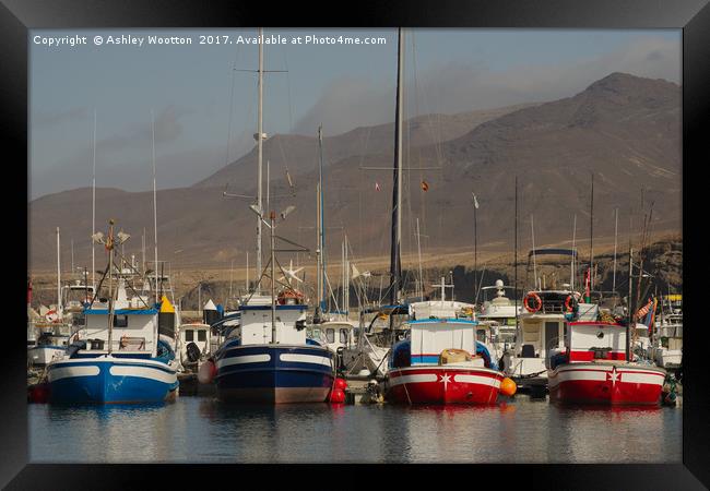 Fishing Boats Framed Print by Ashley Wootton