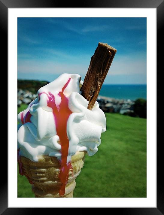 Ice Cream Treat Framed Mounted Print by Richard May