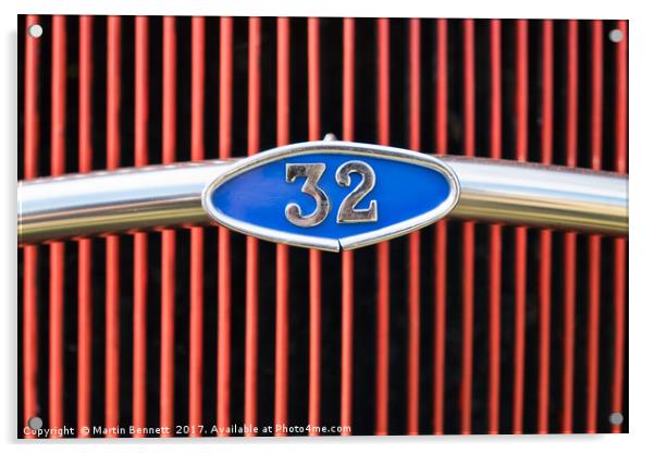 32 Ford Acrylic by Martin Bennett