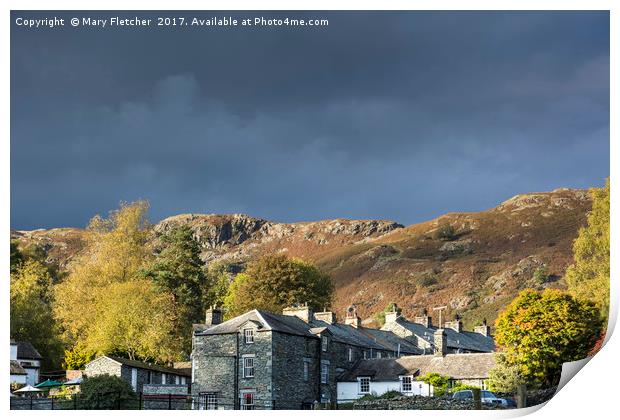 Elterwater Print by Mary Fletcher