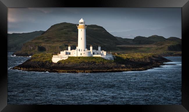 Eilean Musdile Lighthouse Framed Print by George Robertson