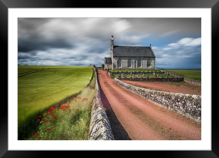 Boarhill Church, Fife , Scotland Framed Mounted Print by George Robertson