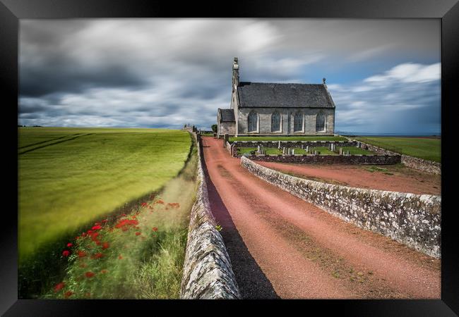 Boarhill Church, Fife , Scotland Framed Print by George Robertson