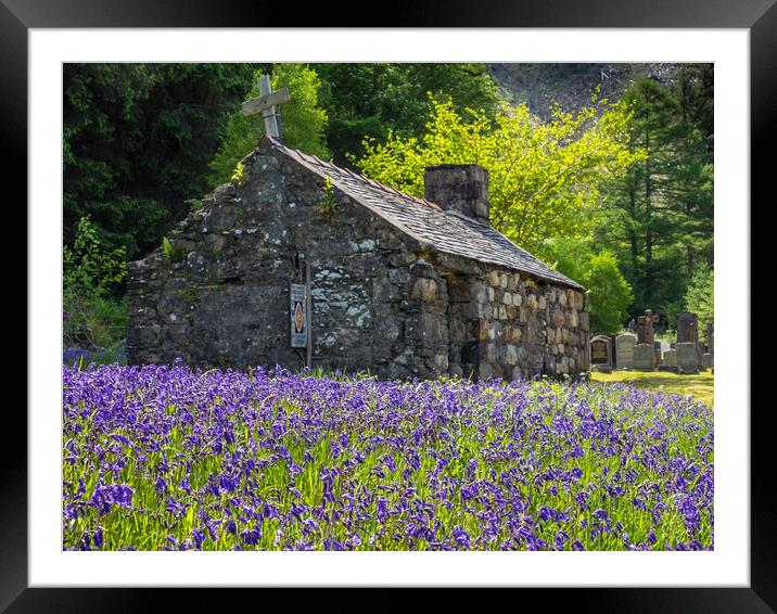 Old Highland Church at Ballachulish Framed Mounted Print by George Robertson
