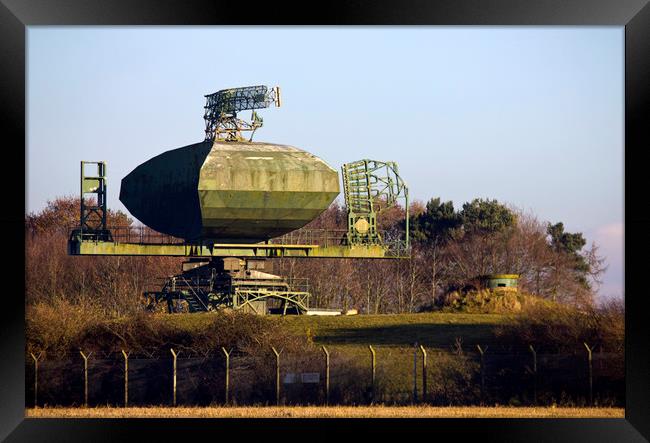 Type 85 Radar at RAF Neatishead Framed Print by Darren Burroughs